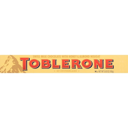 Toblerone 3.52 oz. Toblerone Milk Chocolate Bar, PK80 543
